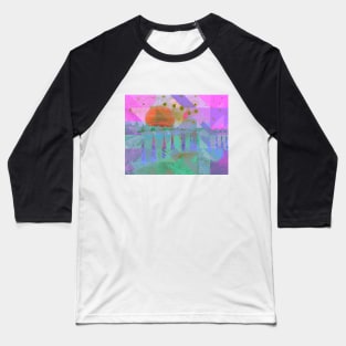 The Starry Night Over the Rhône by Van Gogh (Remix by SABRE) Baseball T-Shirt